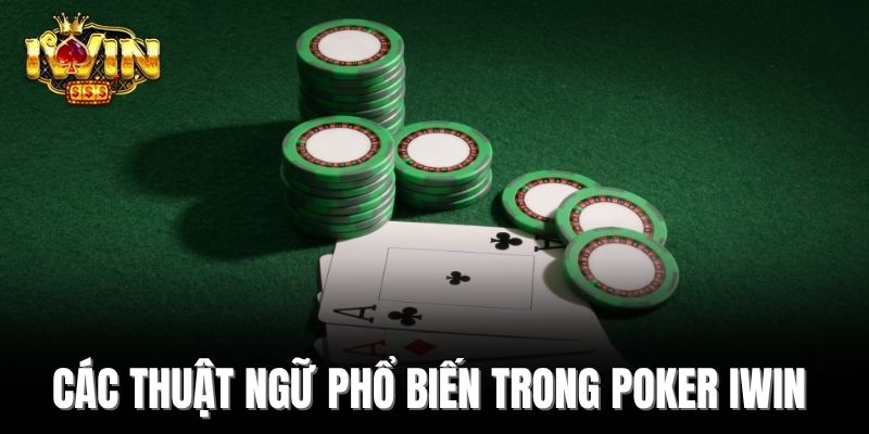 Các thuật ngữ phổ biến trong Poker Iwin